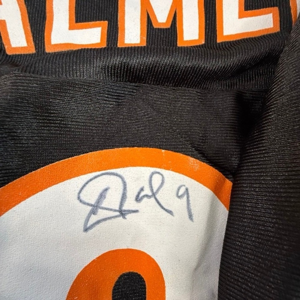Cincinnati Bengals Autographed #9 Carson Palmer NFL Football Jersey Men's Signed - Picture 2 of 5
